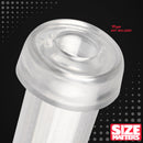 Size Matters Universal Penis Pump Sleeve Clear accessory for enhanced comfort on pump cylinders.