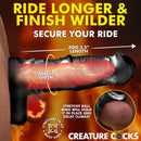 Creature Cocks Stallion 1 Inch Silicone Penis Extension design showing added length and girth features.