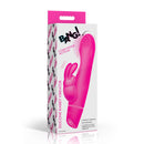 Come Hither Silicone Rabbit Vibrator Pink packaging showcasing features and design.