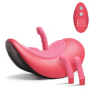 Pleasure Ride Rocking Saddle Sex Machine with interchangeable silicone dildos for customizable pleasure.