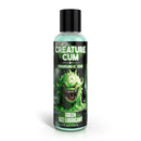 Creature Cum Green Jizz Lubricant 4 Oz bottle with playful monster design and water-based formula.