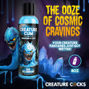 Creature Cum Blue Jizz Water Based Lubricant 8 Oz with creature design and vibrant blue color.