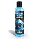 Creature Cum Blue Jizz Water Based Lubricant 8 Oz bottle with creature design and blue lube inside.