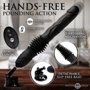 Double Pounder Silicone Vibrating Dildo Thruster with hands-free pounding action and remote control features.