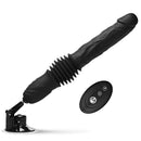Double Pounder Silicone Vibrating Dildo Thruster with thrusting feature and control remote.