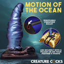 Creature Cocks Lord Neptune Vibrating Silicone Grinder with removable vibrating bullet and tentacle base for hands-free play.