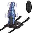 Creature Cocks Lord Neptune Vibrating Silicone Grinder with vibrating shaft and tentacle base for hands-free play.