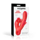 Inmi Kissing and Flicking Silicone Vibrator Red packaging showcasing G-spot flicking stimulation.