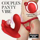 G-Spot Silicone Panty Vibe with Remote Red for ultimate pleasure with internal and external stimulation.