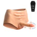 Power Briefs Thrusting & Vibrating Silicone Penis Panties with remote control for customizable pleasure.