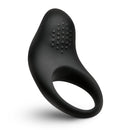 Bang Vibrating Silicone Cock Ring Black, featuring soft clitoral stimulation pad for enhanced pleasure during use.