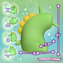 Lickyhorn Green Licking Silicone Clitoral Stimulator features premium soft silicone and USB charging battery.