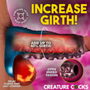 Tentagirth Tentacle Silicone Penis Enhancer showing texture, functionality to increase girth during partnered play.