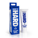 Passion Keep It Hard Stay Hard Desensitizing Gel 1.5 Oz packaging and tube displayed together.