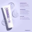 Passion Charge Up G-Spot Stimulating Gel 1.5 Oz Pink packaging with clear gel droplets on a purple background.
