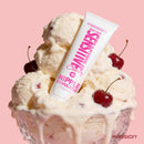 Passion Make Them Sensitive Nipple Stimulator Cherry displayed with ice cream and cherries, highlighting its playful nature.