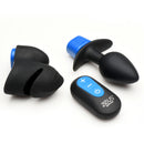 Zeus Anal Plug and Head Teaser E-Stim Kit Black with remote and attachments for electrostimulation pleasure.