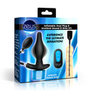 Zeus Inflatable Anal Plug and Urethral Sound E-Stim Kit packaging showcasing the complete electrosex setup.