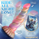 Creature Cocks Aurora Unicorn 8.5 Inch Silicone Dildo with strong suction base and colorful design.