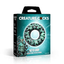 Creature Cocks Octo-Grip Silicone Cock Ring packaging featuring octopus design and details.