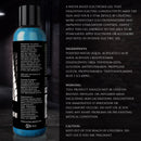 Master Series Electro Sex Conductive Gel 8.5 Oz bottle highlighting electric conductivity for e-stim and skin connection.