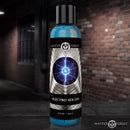 Master Series Electro Sex Conductive Gel 8.5 Oz bottle with blue gel, enhancing e-stim experience.