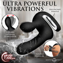 Master Series Thrust Pounder Thrusting Silicone Vibrator with ergonomic handle for ultra powerful vibrations.