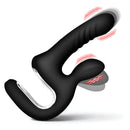 Master Series Thrust Pounder Thrusting Silicone Vibrator with flexible arm and thrusting action.