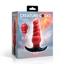 Creature Cocks Blaze Inflatable Silicone Anal Plug with adjustable girth, safe for fun inflatables.