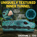 Creature Cocks Python Vibrating Silicone Masturbator Green - Image 3
