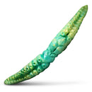 Creature Cocks Dual Kraken Silicone Double Dildo Green with detailed tentacle design and textured surface.
