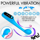 Digital G-Spot Vibrator with LED screen, featuring 3 speeds and 7 vibration patterns for ultimate stimulation.