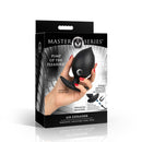 Master Series Ass Expander Magnetic Inflatable Anal Plug package showcasing premium silicone design and magnetic inflation technology.