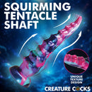 Tenta-Squirm Squirming & Vibrating Tentacle Silicone Dildo showcasing its unique squirming tentacle shaft.