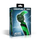 Octo Wand Silicone Vibrating Wand With Attachment packaging featuring unique design and dual-use functionality.