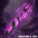 Creature Cocks Tenta Wand Silicone Vibrating Wand Purple with tentacle attachment for enhanced stimulation