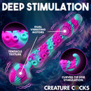 Kraken Wand Dual-Ended Silicone Wand Massager featuring dual vibrating motors and tentacle texture for deep stimulation.