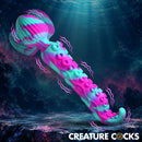 Kraken Wand Dual-Ended Silicone Wand Massager featuring vibrant colors and unique tentacle design for dual stimulation.