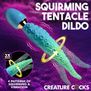 Creature Cocks Deep Squirmer Squirming Silicone Vibrator with tentacle design, showcasing 3 speeds and 4 vibration patterns.