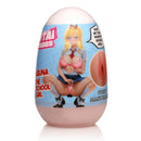 Asuna the School Girl Pussy Egg Masturbator packaging featuring an anime character design and textured tunnel.