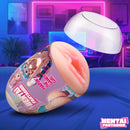 Haruka the Gamer Girl Pussy Egg Masturbator showcasing the anime design and soft TPE sleeve in a colorful setting.