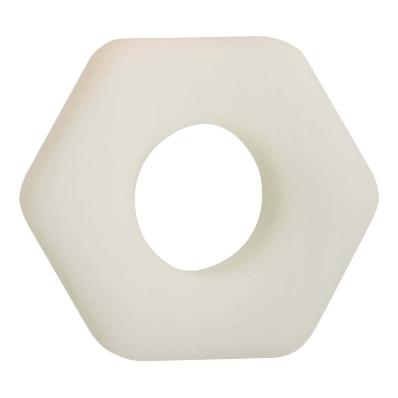 ALPHA PROLONG SEXAGON RING glow-in-the-dark liquid silicone enhancer in hexagon shape for enhanced pleasure and longer-lasting experiences