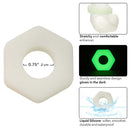 Alpha™ Glow-In-The-Dark Liquid Silicone Prolong Sexagon Ring, stretchy and comfortable enhancer, seamless design, waterproof and durable