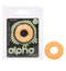 Alpha™ Glow-In-The-Dark Liquid Silicone Prolong Medium Ring Packaging and Loose Ring Display