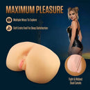 EnLust Annabella Vibrating Masturbator Pussy & Ass for maximum pleasure with soft, lifelike feel and dual canals.