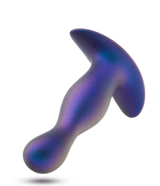 Anal Adventures Matrix Odyssey Prostate Simulator in Space Age Blue, ergonomic design for enhanced prostate stimulation.