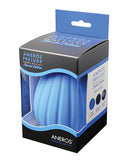 Aneros Prelude Enema Special Edition Bulb Kit Blue in packaging, designed for intimate cleansing and comfort.