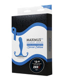 Aneros Maximus Syn Trident Prostate Stimulator Blue packaging, promoting prostate health and awareness initiative.
