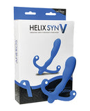 Aneros Vibrating Helix Syn V Prostate Massager Blue packaging showcasing the prostate stimulator design.