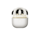 ZALO Apis Vibrating Couples Ring Ivory White displayed from the front, showcasing its sleek design and modern features.